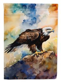 Eagle House Flag Large Porch Sleeve Pole Decorative Outside Yard Banner Artwork Wall Hanging, Polyester, House Size, Multicolor