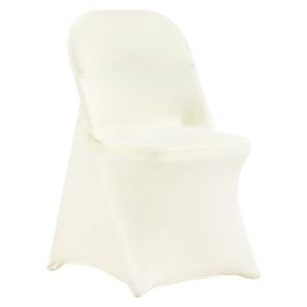 VEVOR Stretch Spandex Folding Chair Covers, Universal Fitted Chair Cover, Removable Washable Protective Slipcovers, for Wedding, Holiday, Banquet