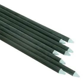 g20PC 1/5inch 4ft Dark Green Solid Sticks For Plant Support Offer High Strength, Corrosion Resistance, And Durability, Suitable For Flowers, Veget (Option: 15inch4ft)