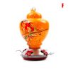 Hummingbird Feeder For Outdoors Hand Blown Colorful Glass Feeder With Ant Moat Gardening Supplies Bird Feeder Ant Proof
